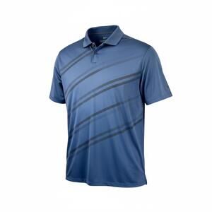 Nike Golf Men's Blue Striped Polo Shirt Size XL Casual‎ Preppy